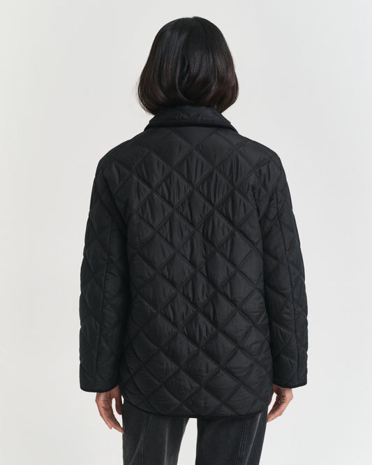 Gesteppte Jacke mit Kordbesatz