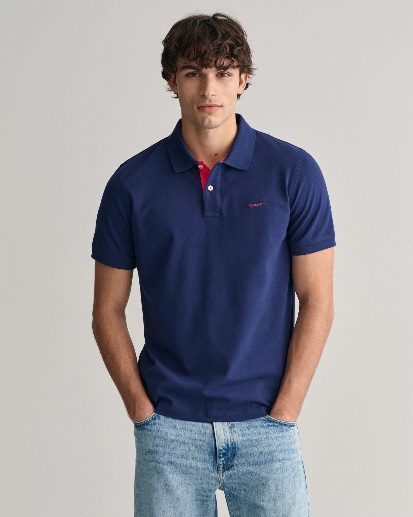 Piqué-Poloshirt mit Kontrastdetails