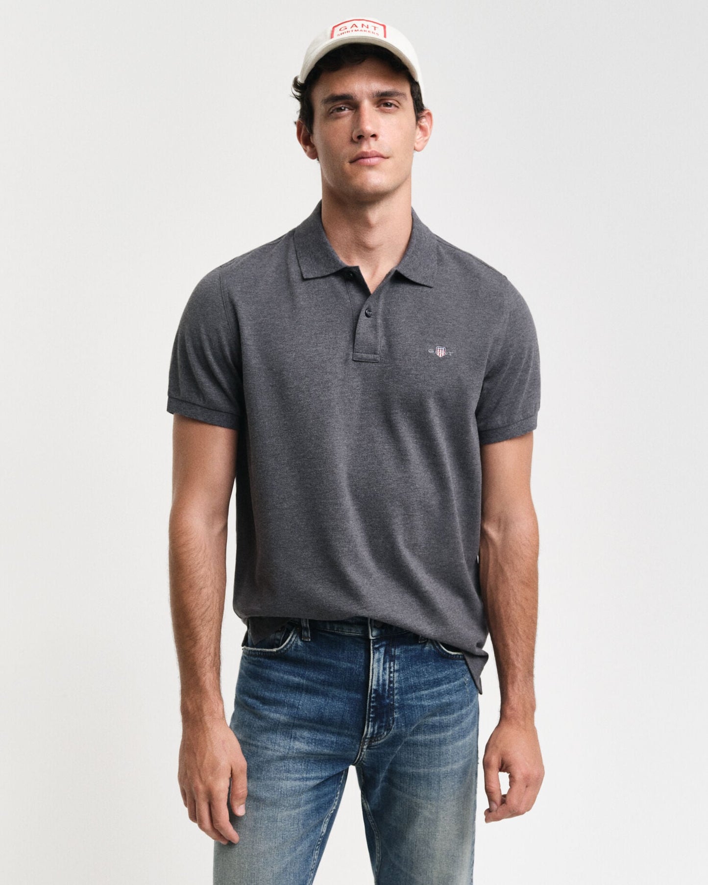 Regular Fit Shield Piqué-Poloshirt