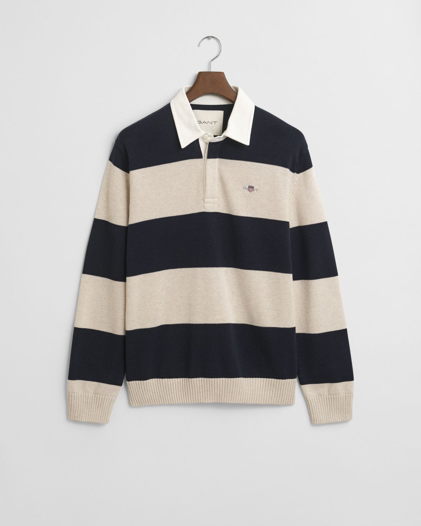 Pull polo rayé