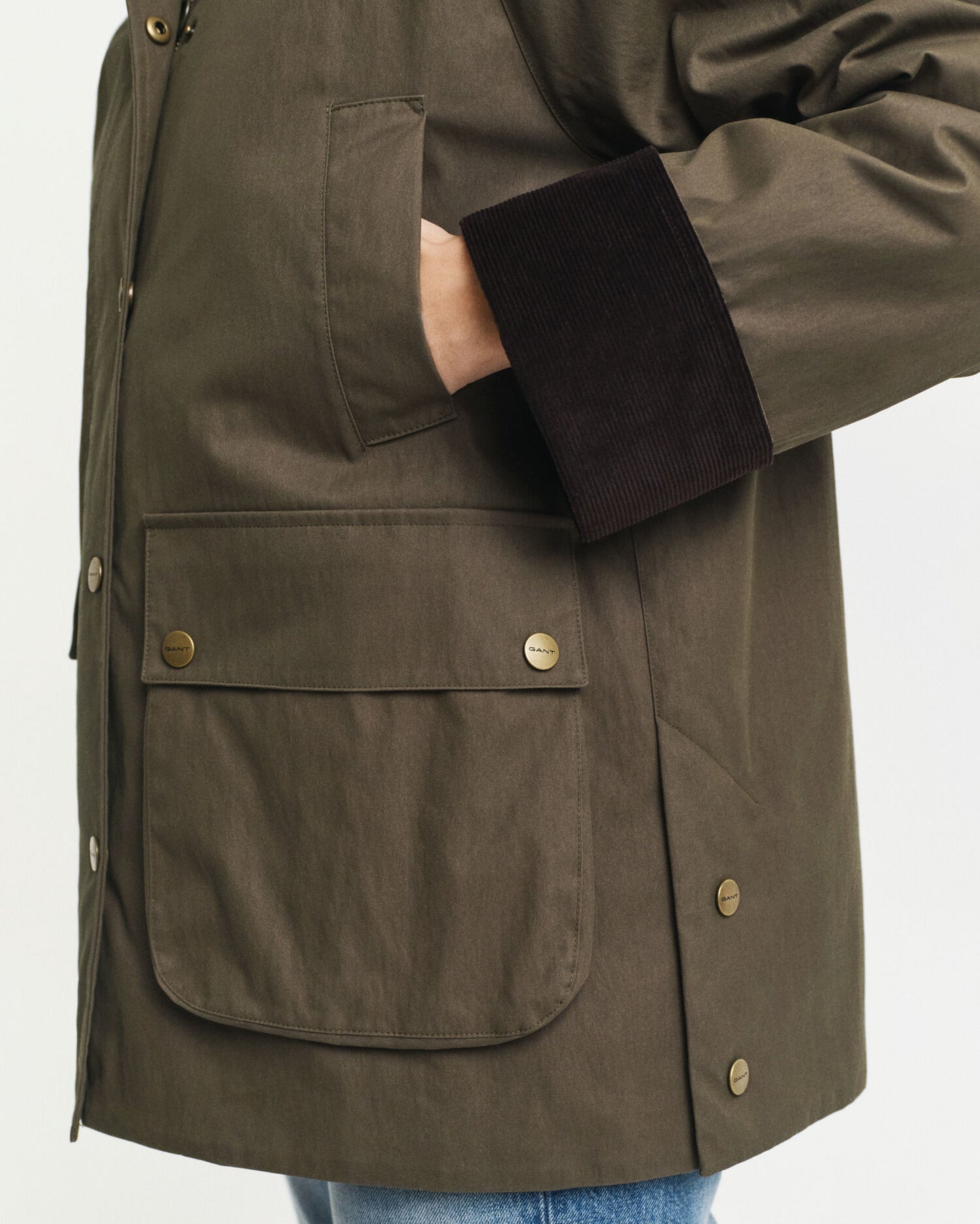 Veste de travail en coton ciré