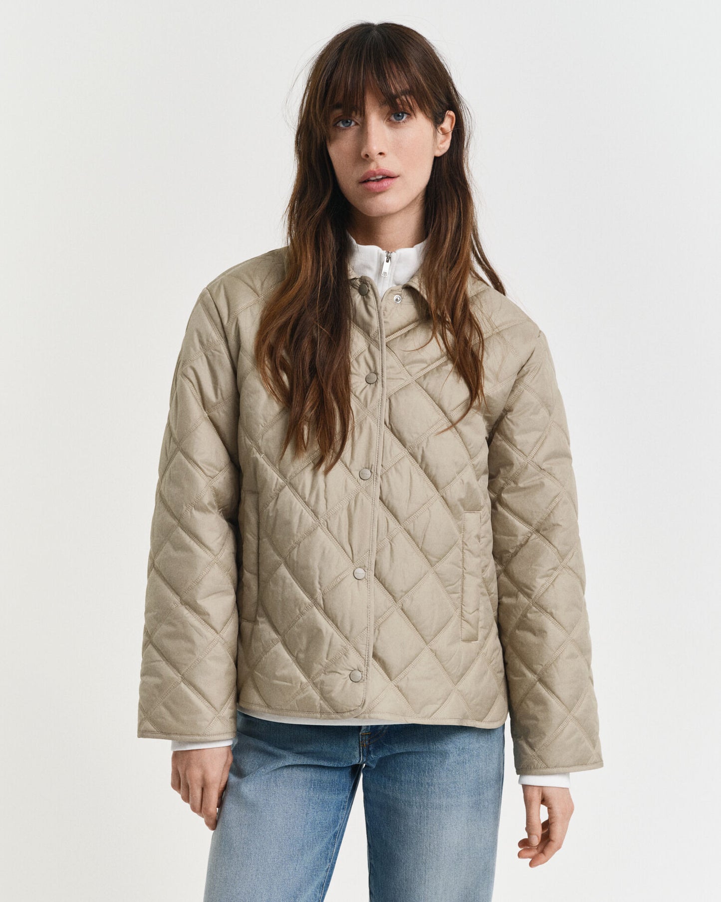 Gesteppte Jacke mit Kragen
