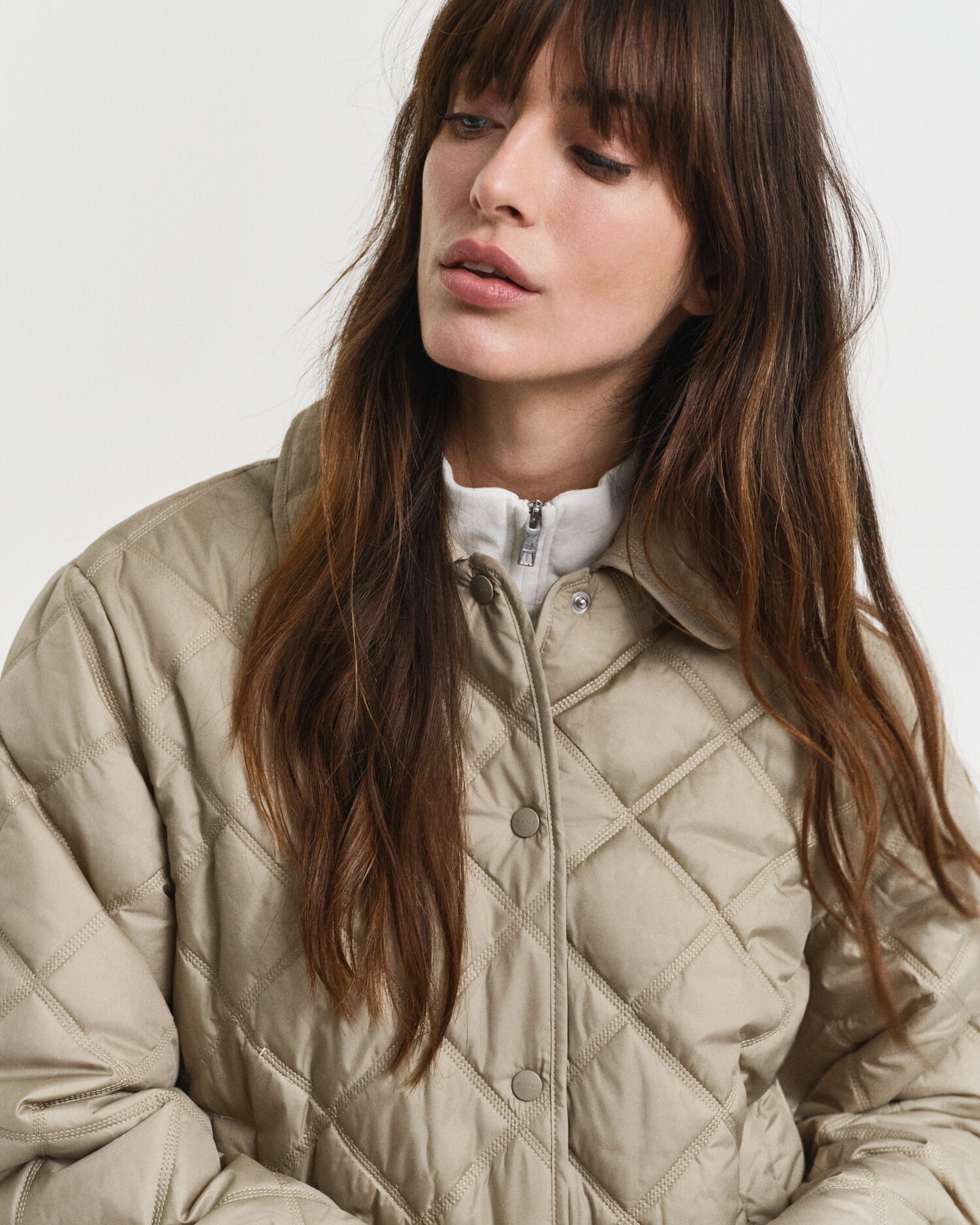 Gesteppte Jacke mit Kragen