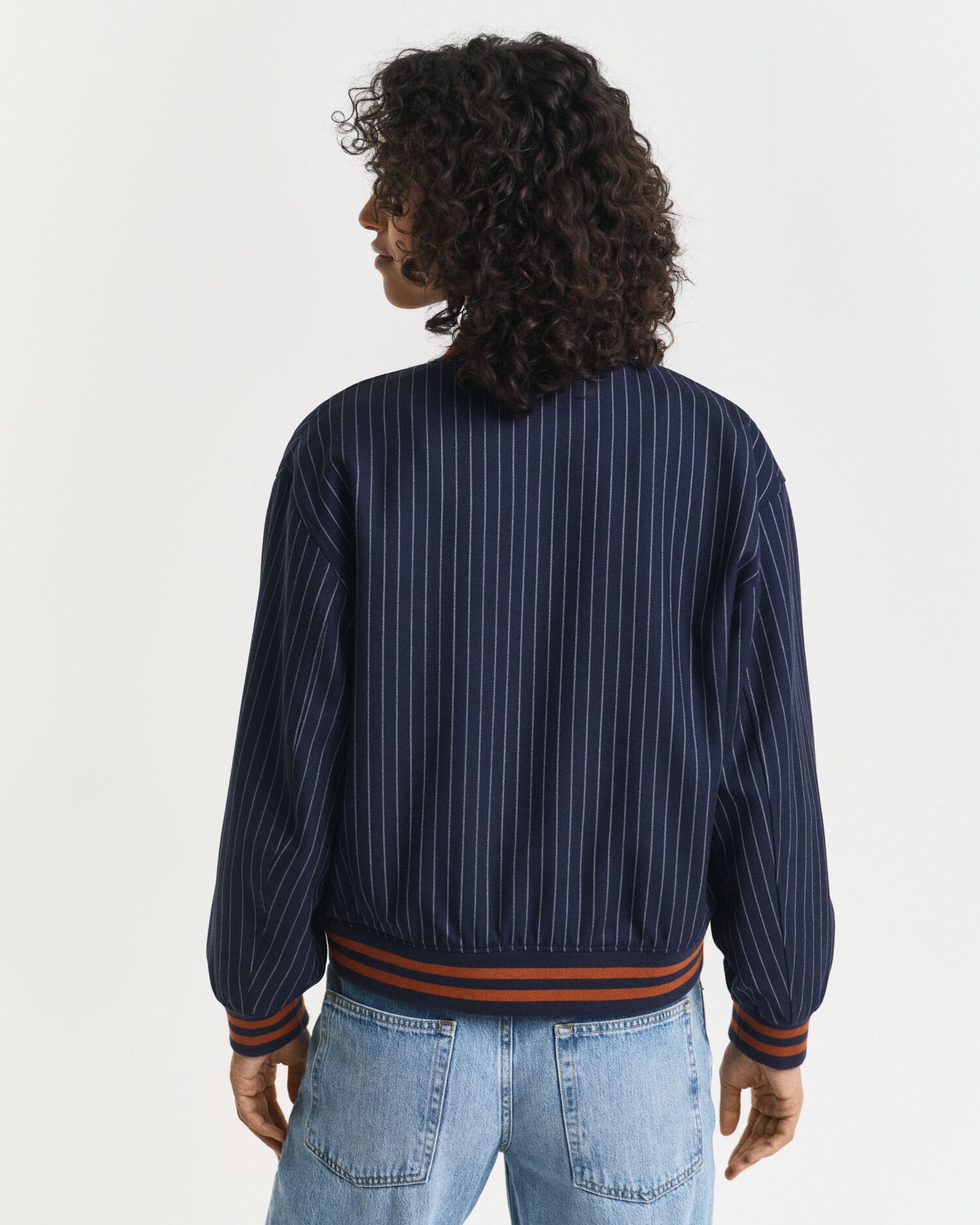 Blouson teddy rayé