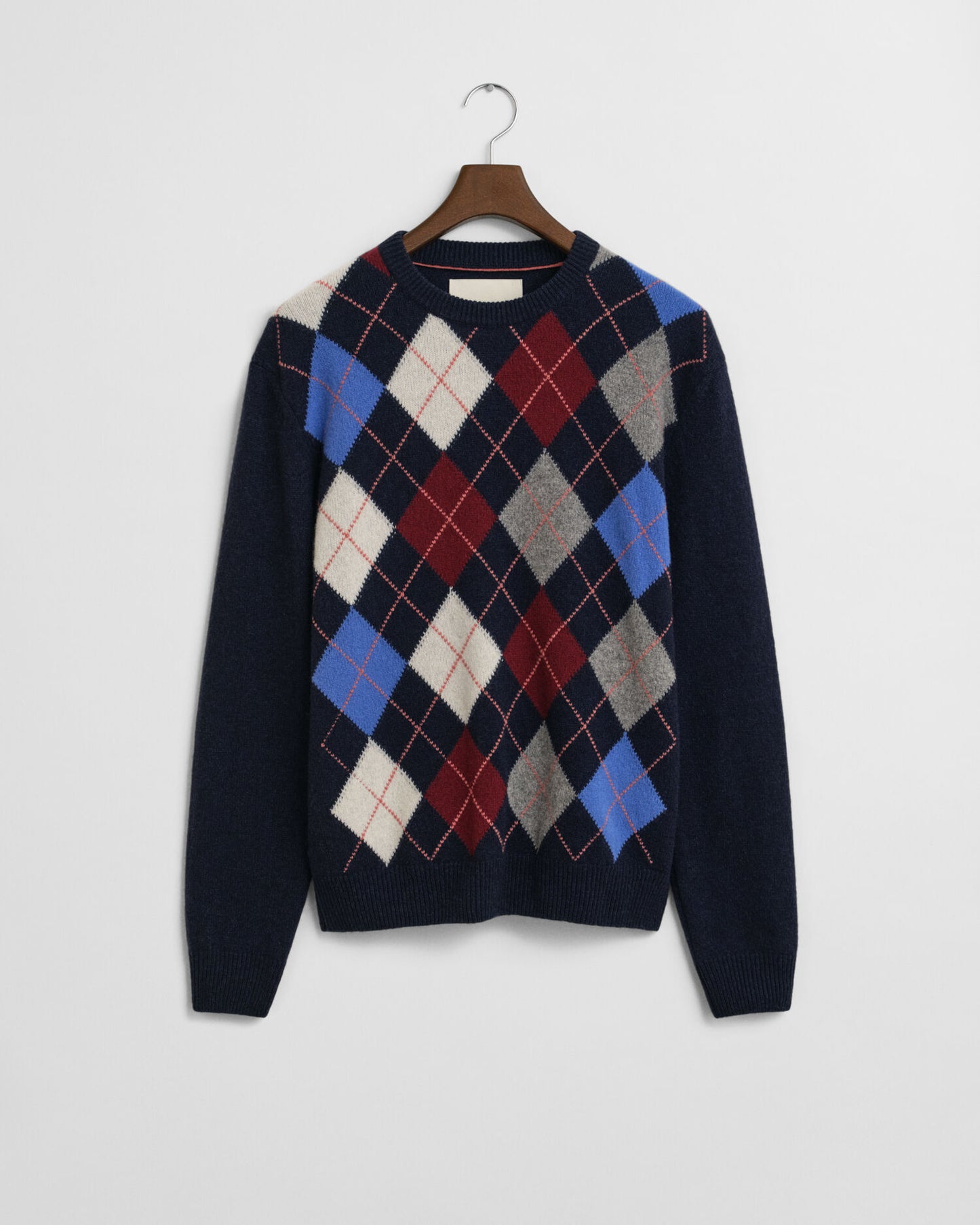 Pull à col rond Argyle