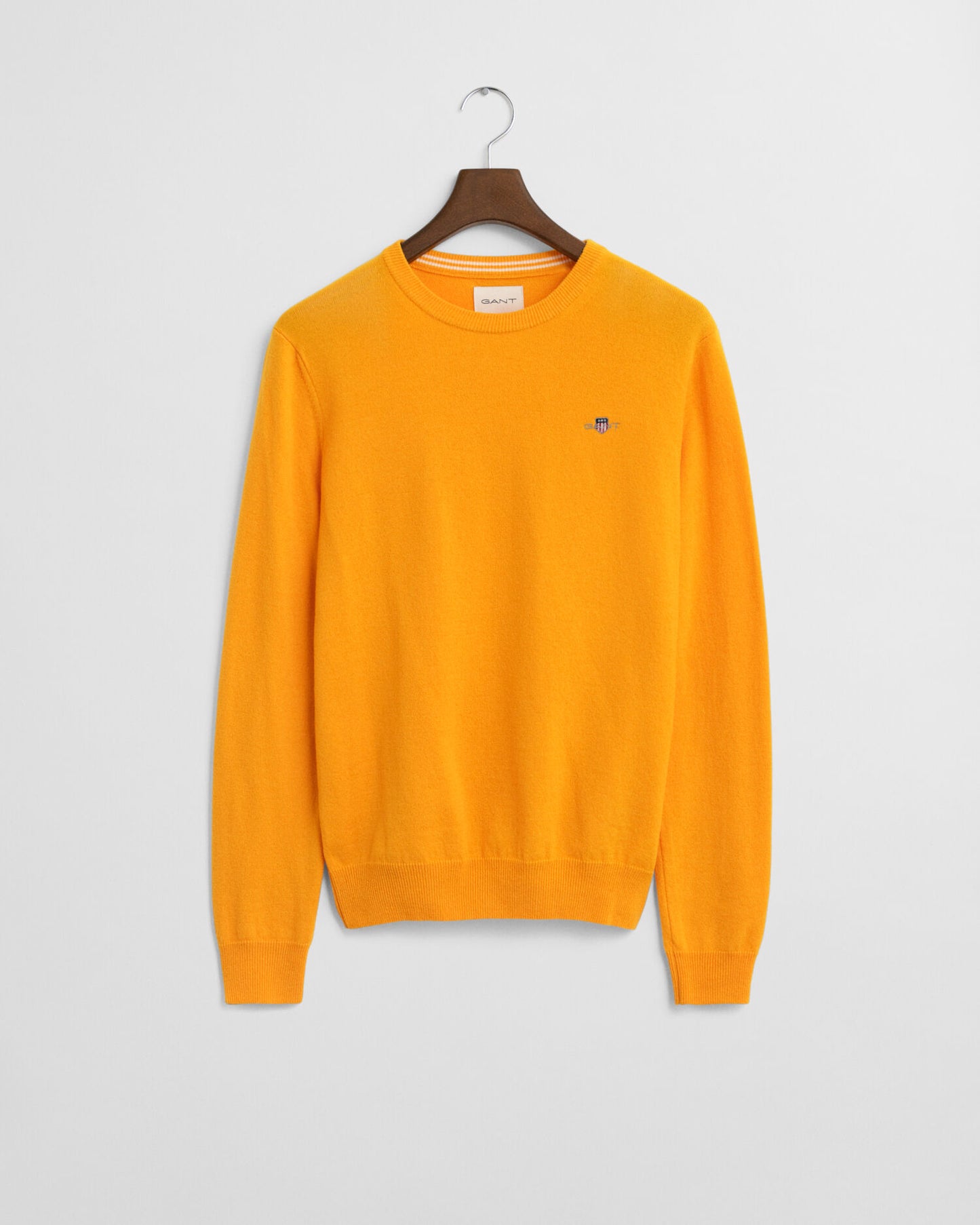Feiner Lambswool-Pullover mit Rundhalsausschnitt
