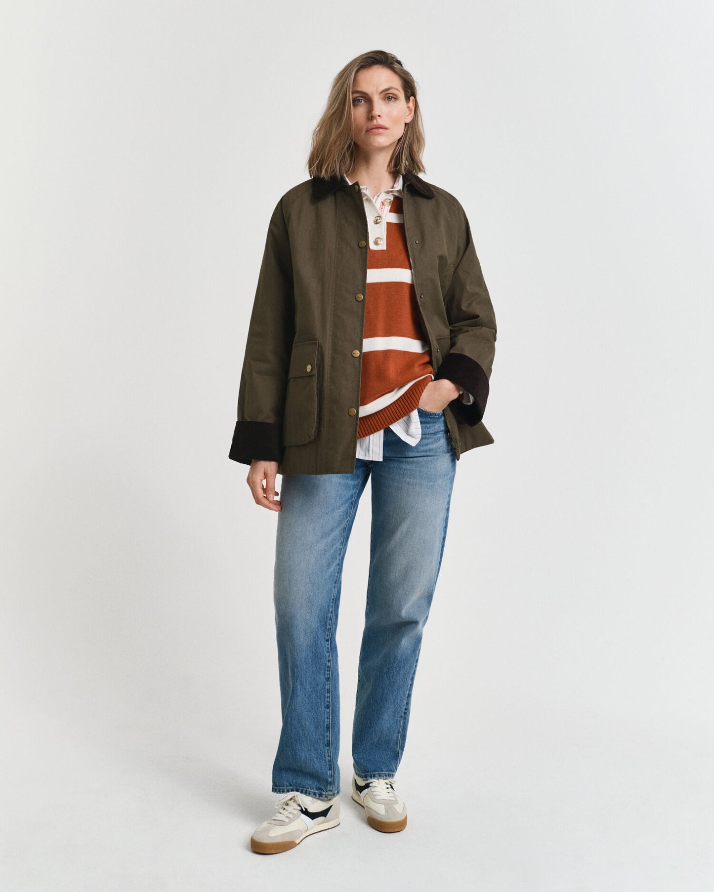 Veste de travail en coton ciré