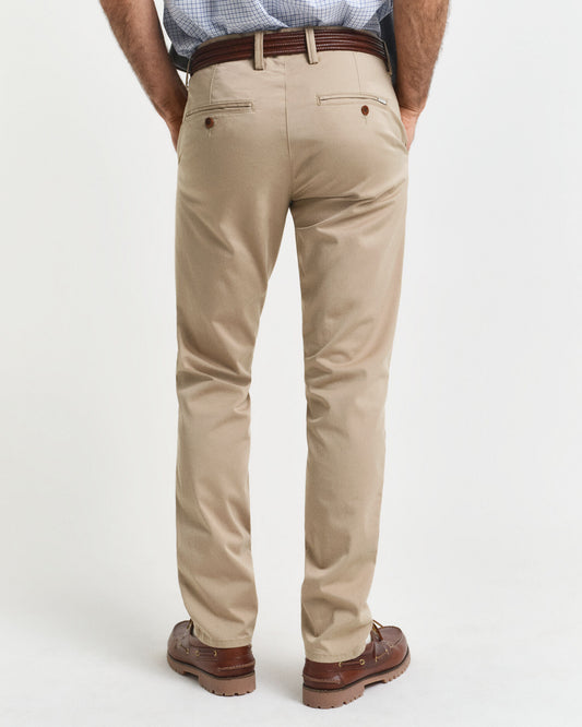 Chino en twill coupe slim