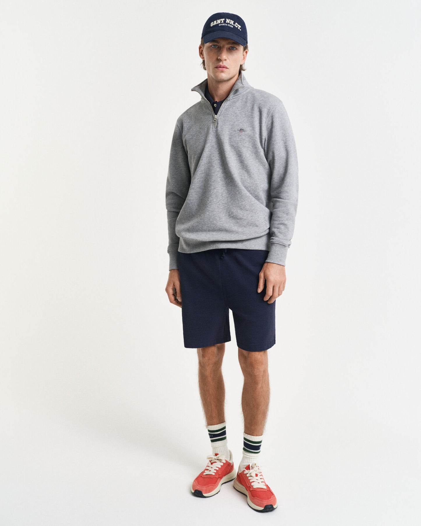 Sweat-shirt Shield demi-zip