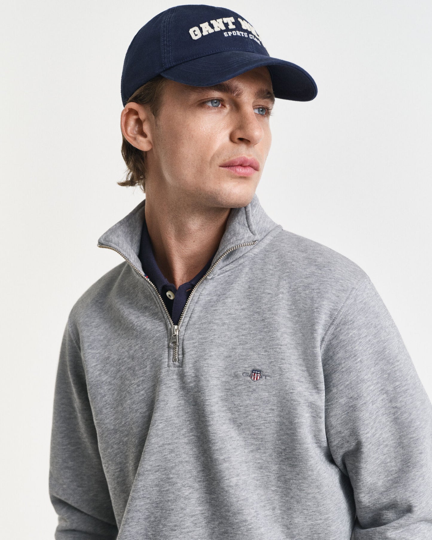 Sweat-shirt Shield demi-zip