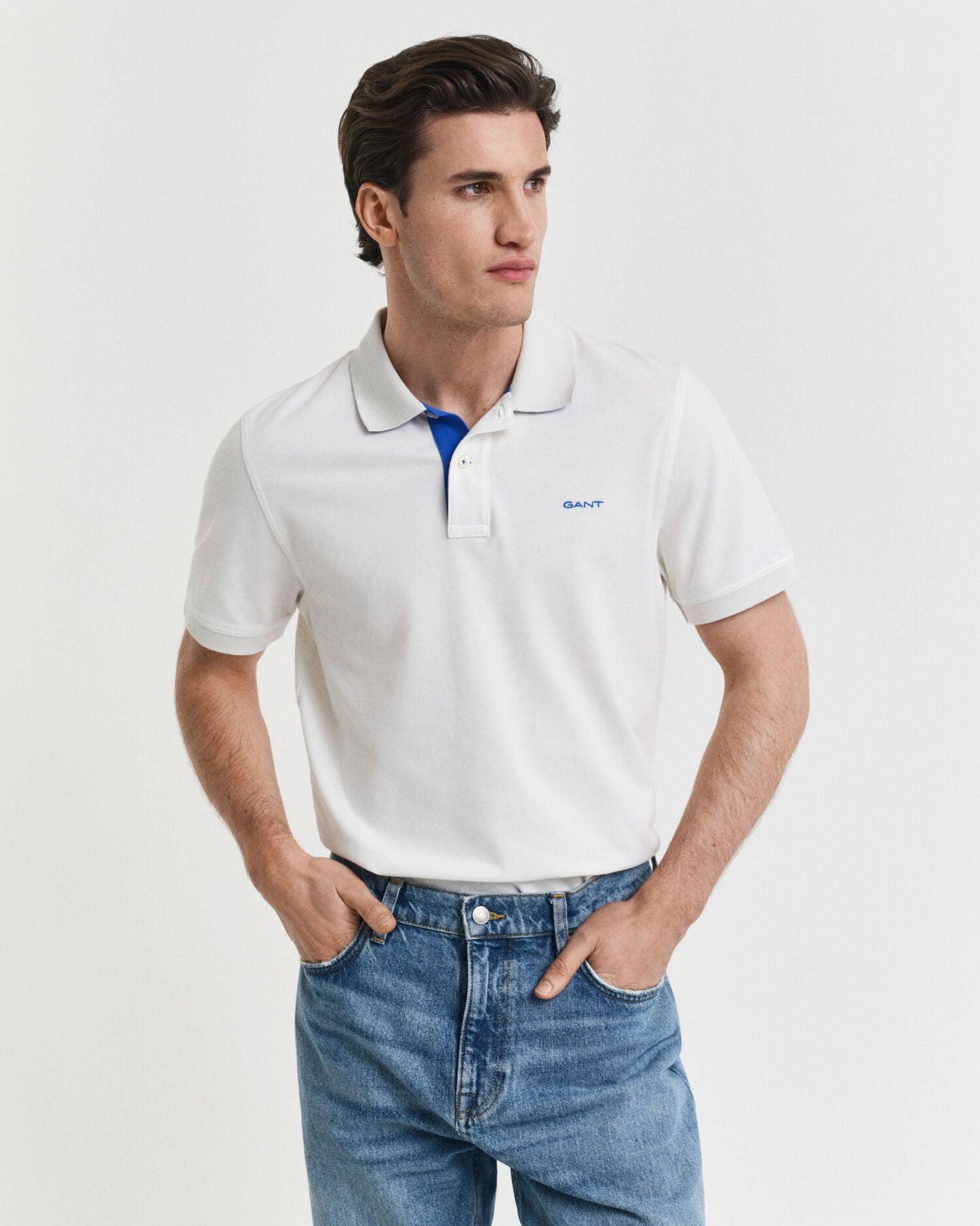Piqué-Poloshirt mit Kontrastdetails