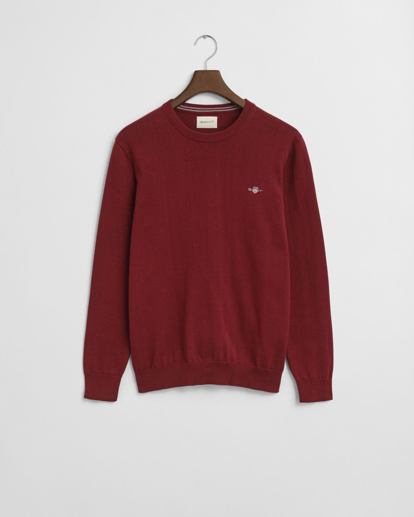 Klassischer Rundhals-Pullover aus Baumwolle