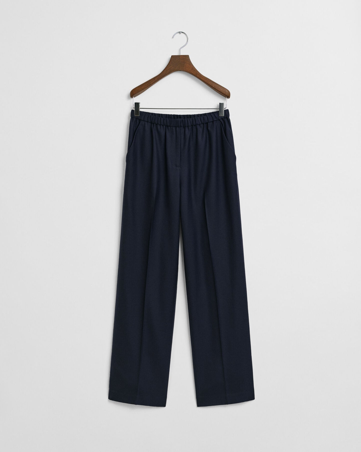 Pantalon en laine mélangée à enfiler