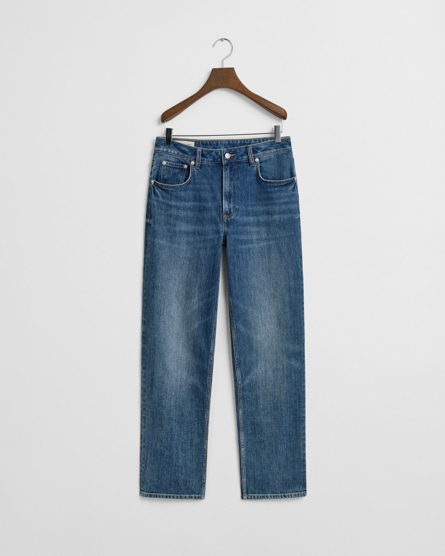 Stretchjeans mit geradem Bein