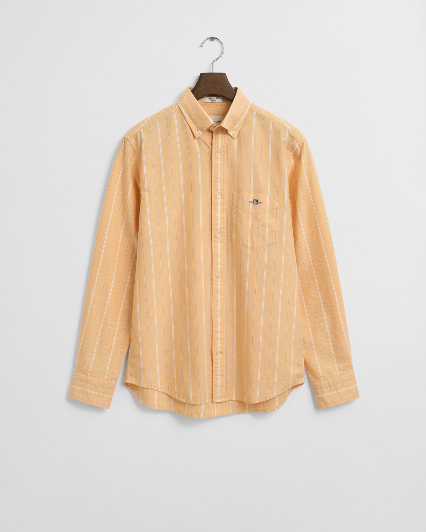Chemise Oxford classique rayée coupe droite