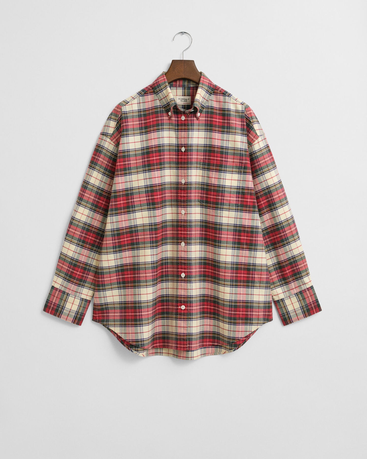 Klassisches Oxford-Hemd mit Oversized-Karomuster