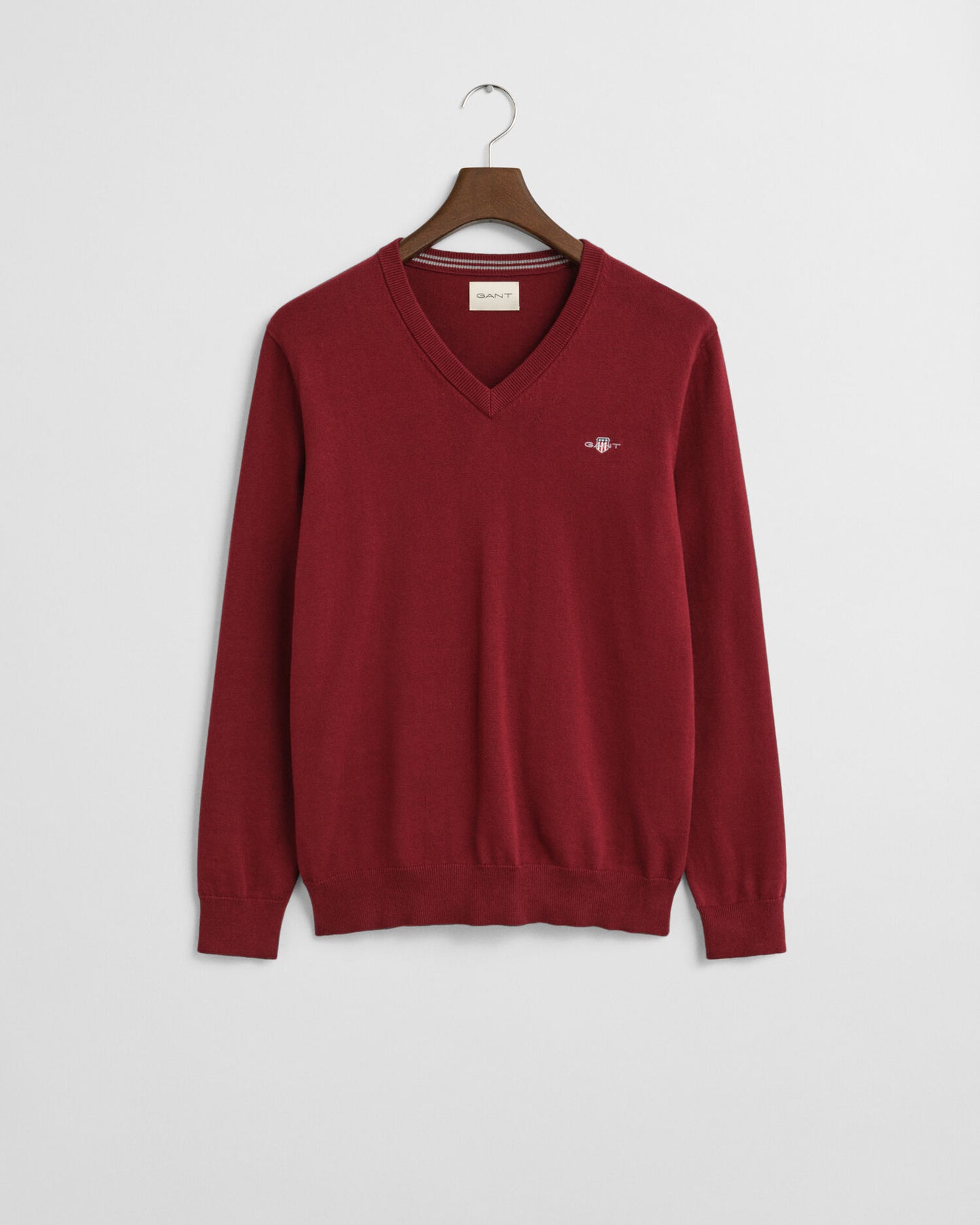Chandail col en V classique en coton