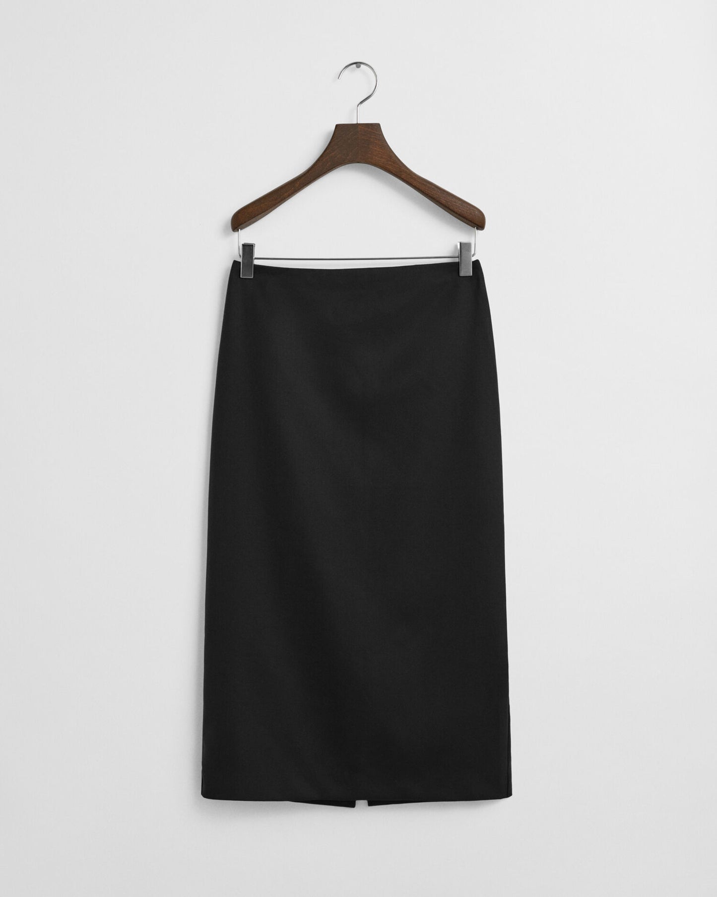 Jupe crayon midi en mélange de laine