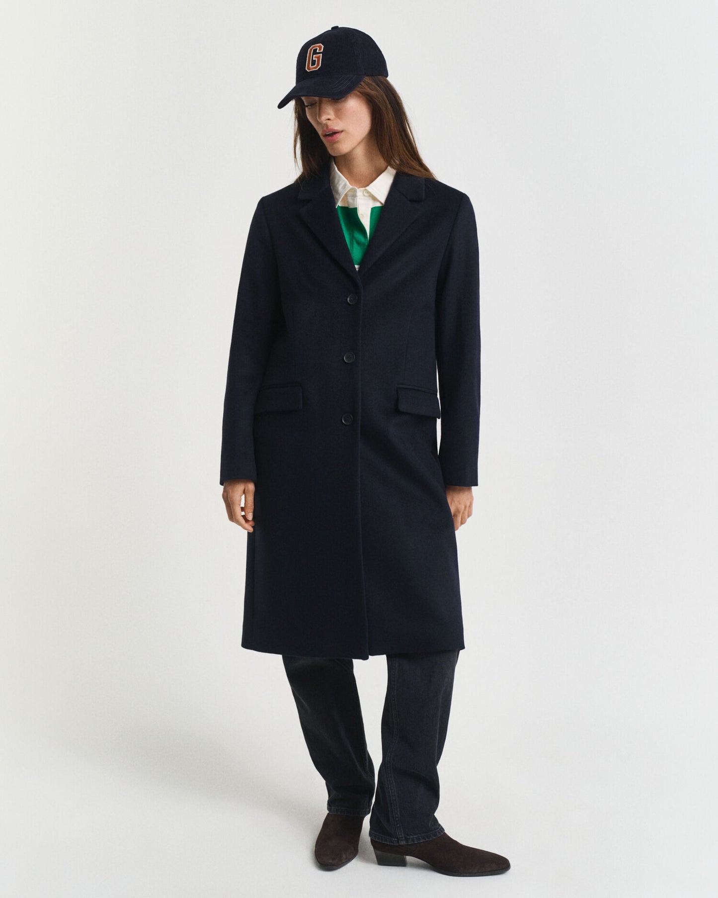 Manteau classique en mélange de laine sur mesure