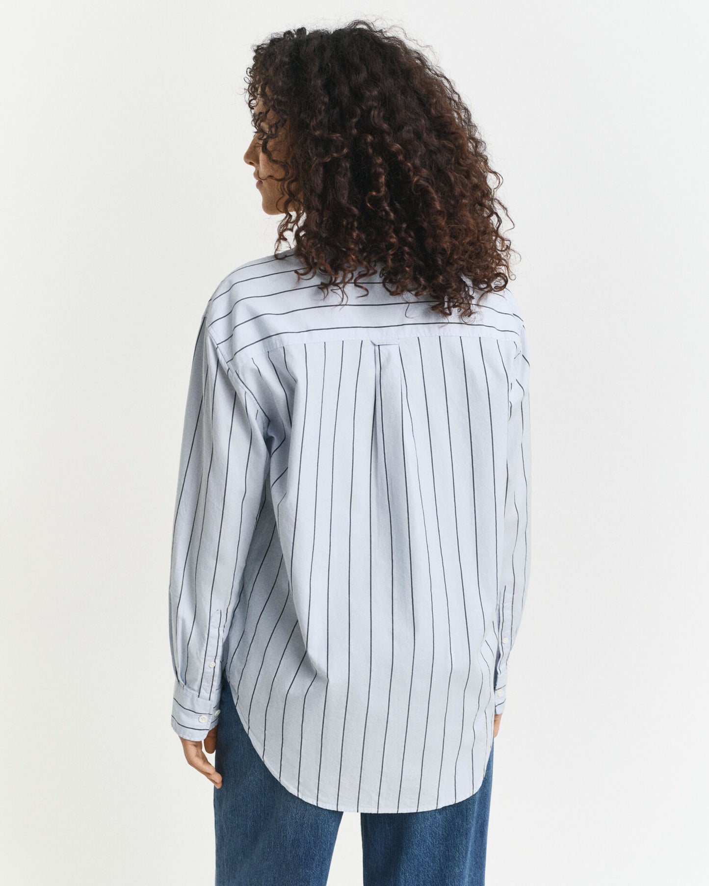 Leger geschnittenes, gestreiftes Luxus-Oxford-Hemd