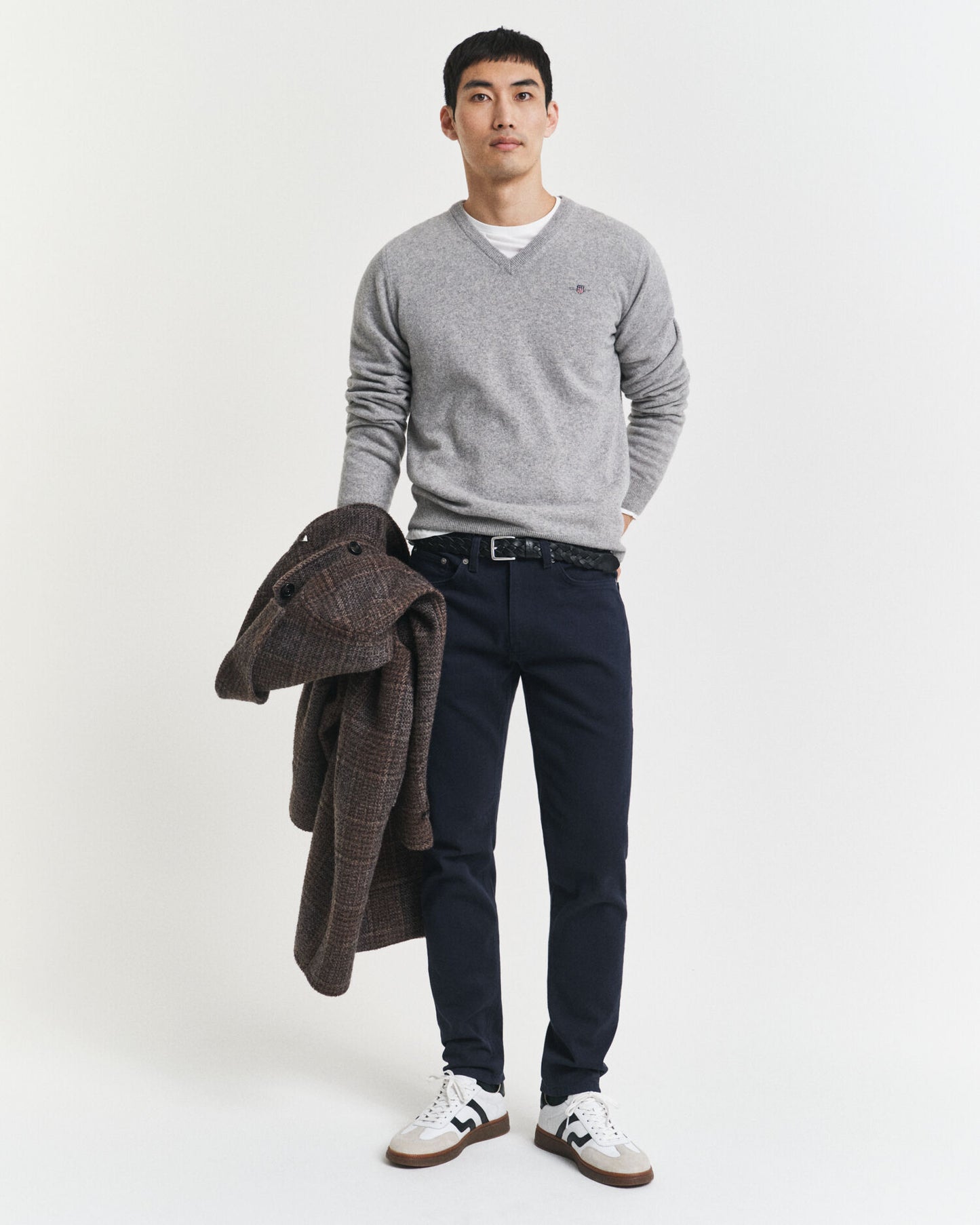 Slim-Fit-Jeans aus weichem Twill