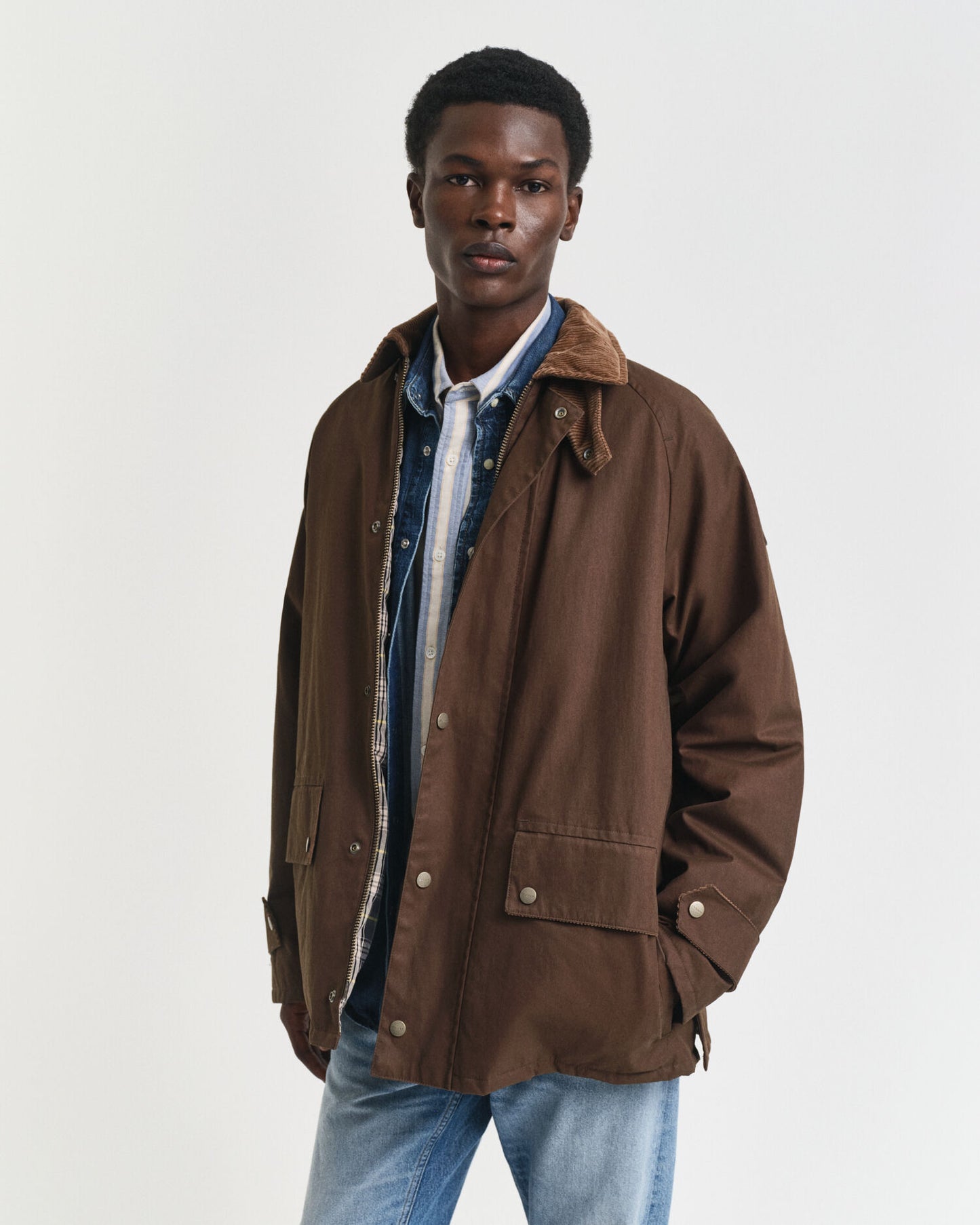 Veste de barbour cirée
