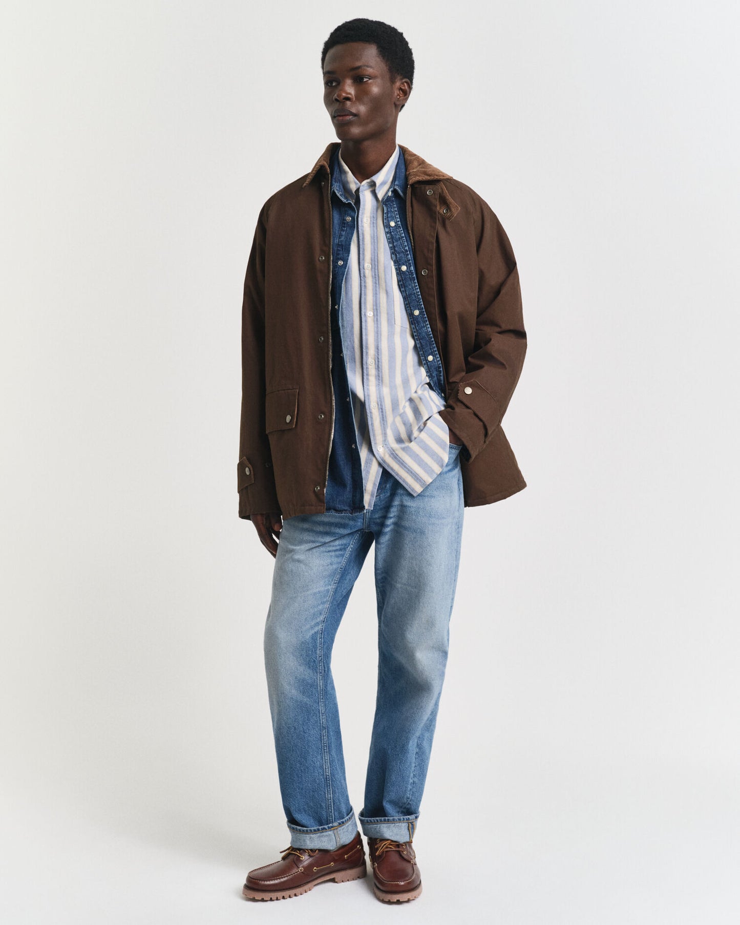 Veste de barbour cirée