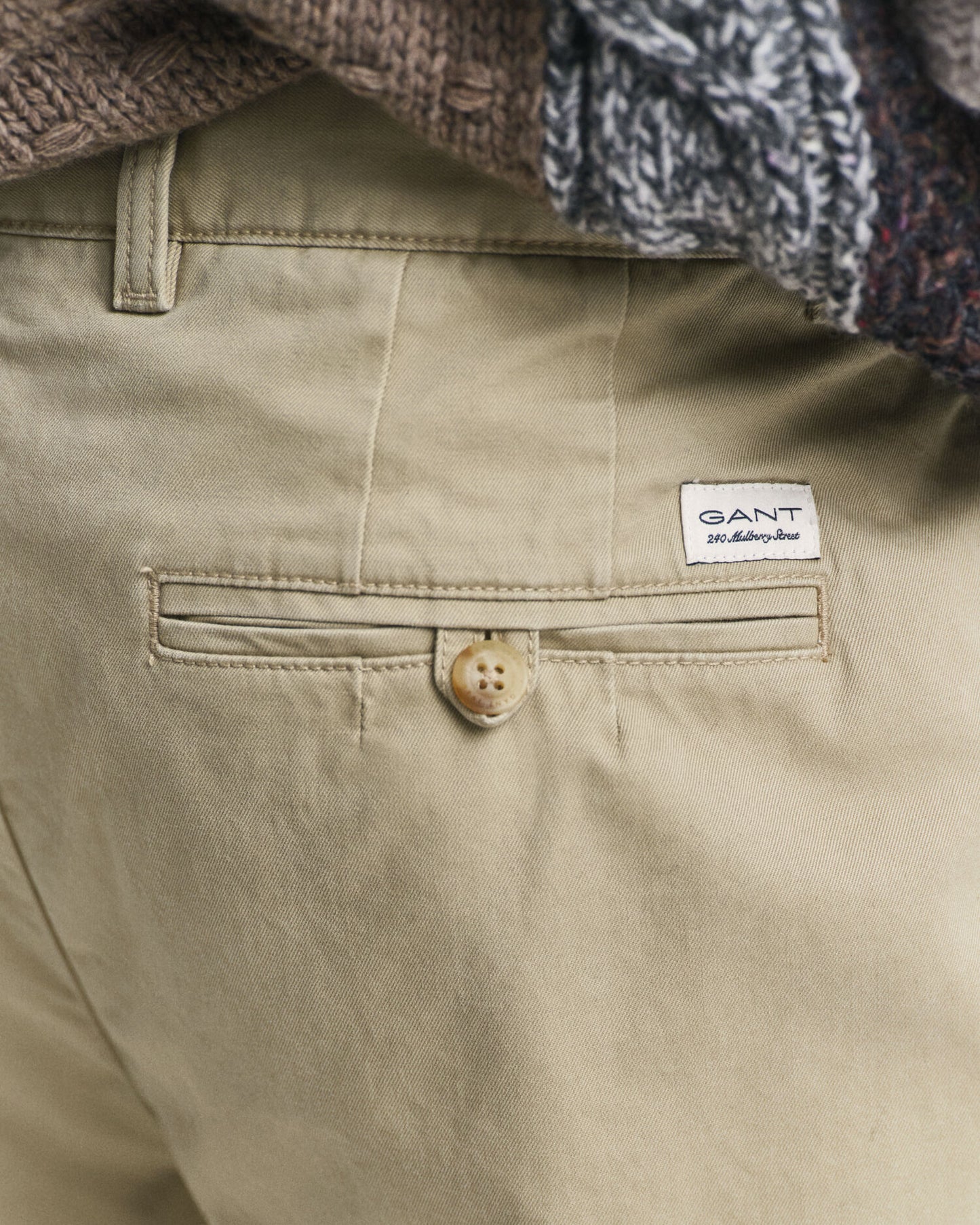 Chino décontracté en twill de coton