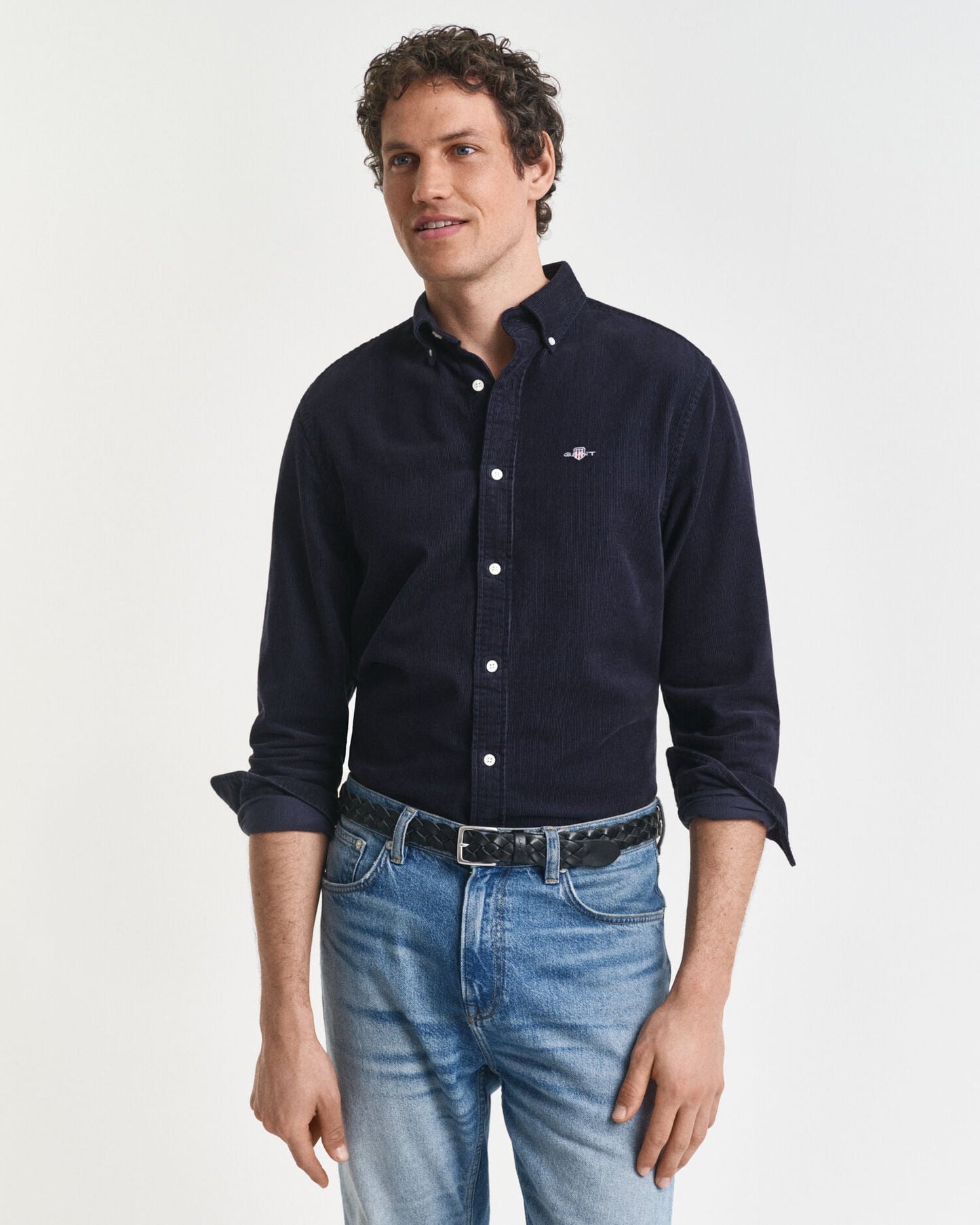 Regular Fit Baumwoll-Cordhemd