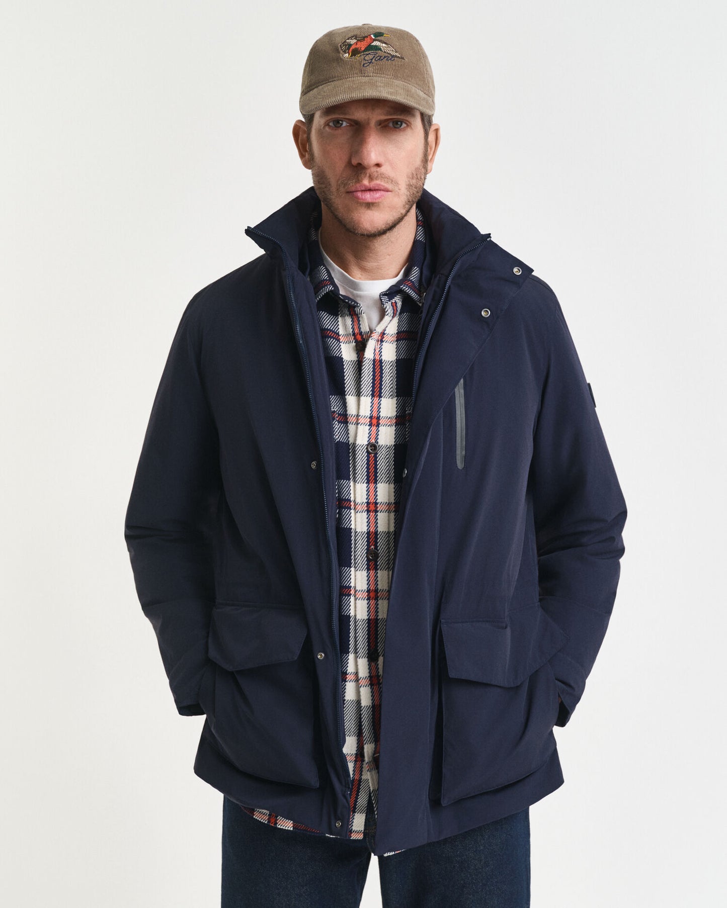 Doppellange Jacke