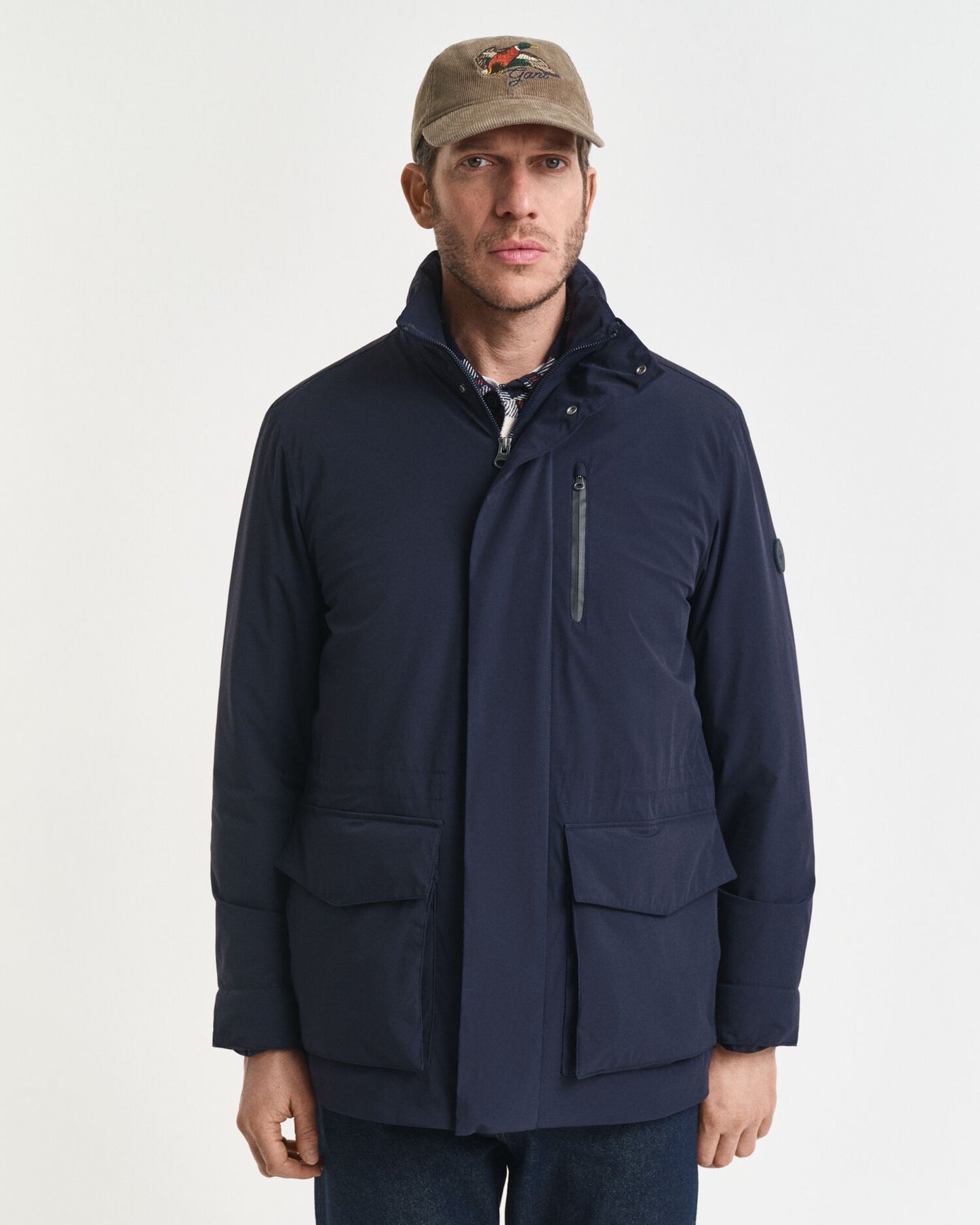 Doppellange Jacke