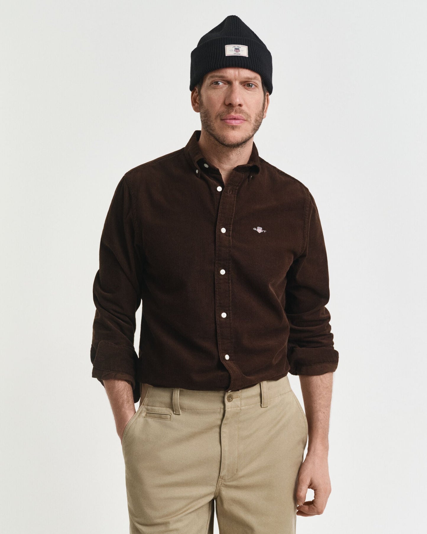 Regular Fit Baumwoll-Cordhemd