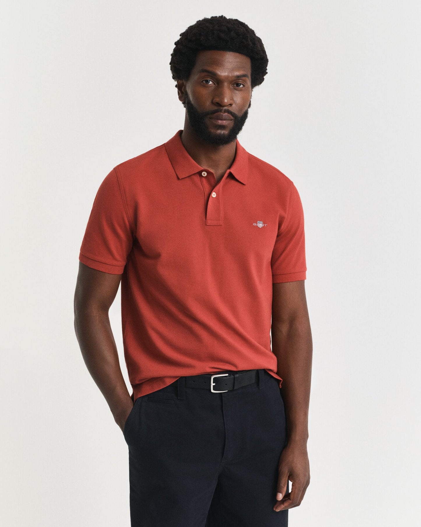Regular Fit Shield Piqué-Poloshirt