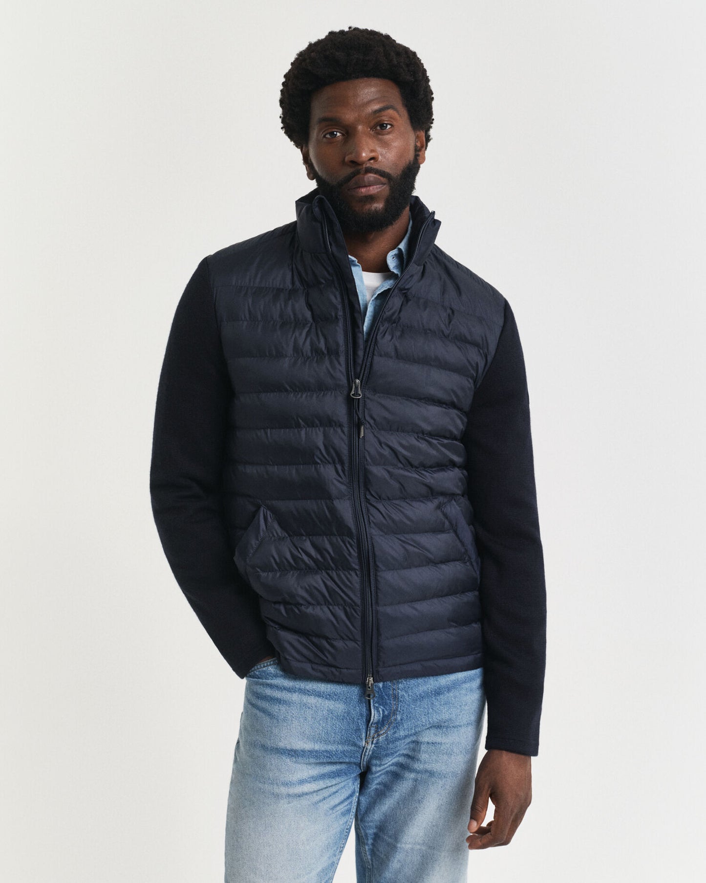 Materialmixjacke