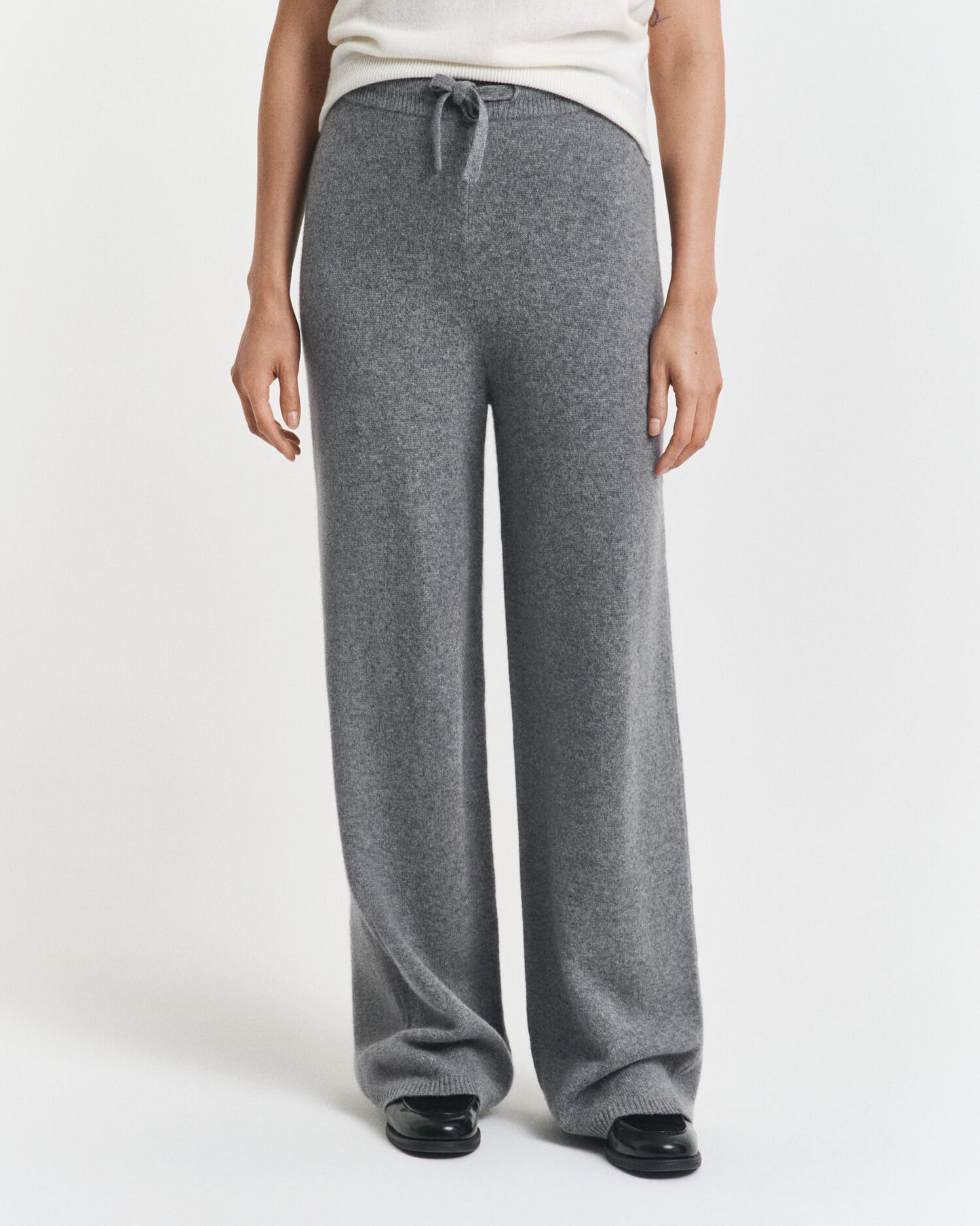Pantalon en laine tricotée