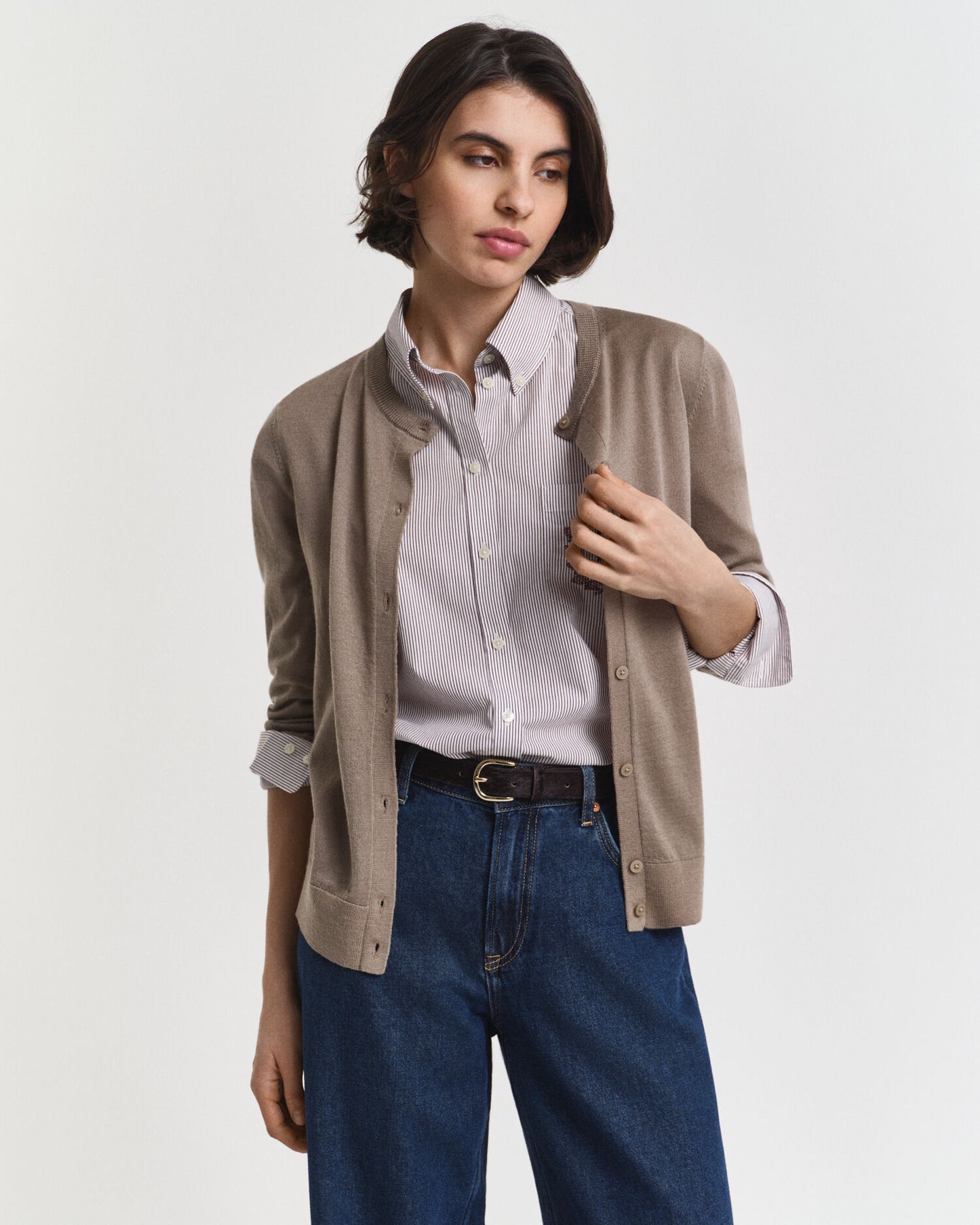 Cardigan aus extrafeiner Merinowolle