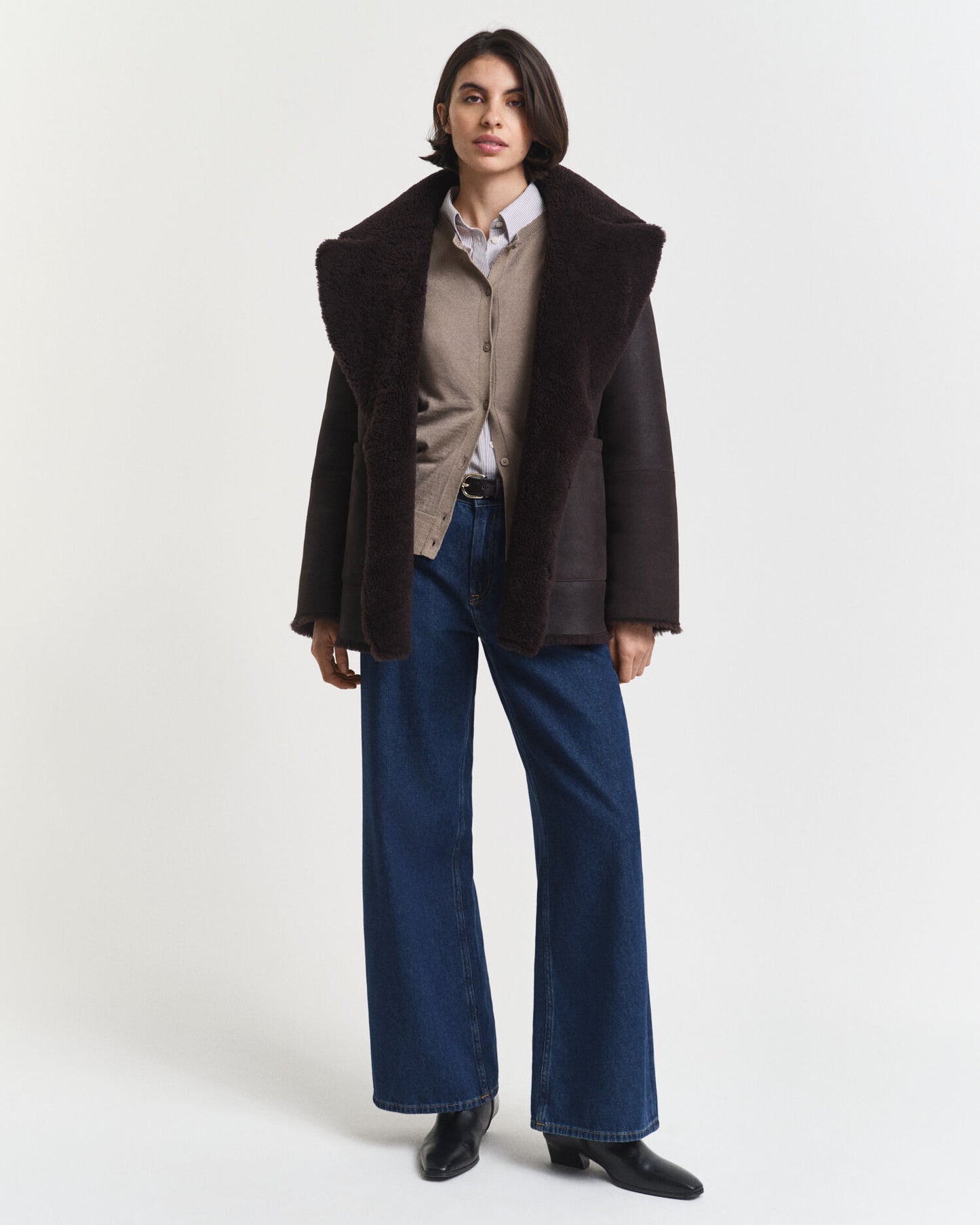 Cardigan aus extrafeiner Merinowolle