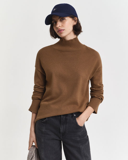 Pull col roulé en lambswool ultra fin