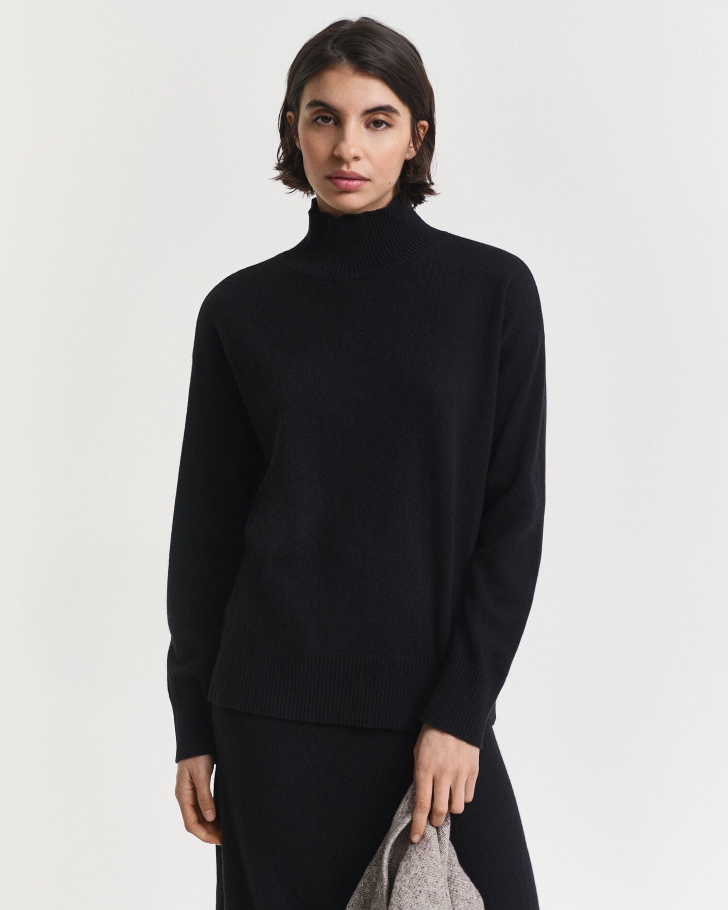 Pull col roulé en laine d'agneau ultra-fine