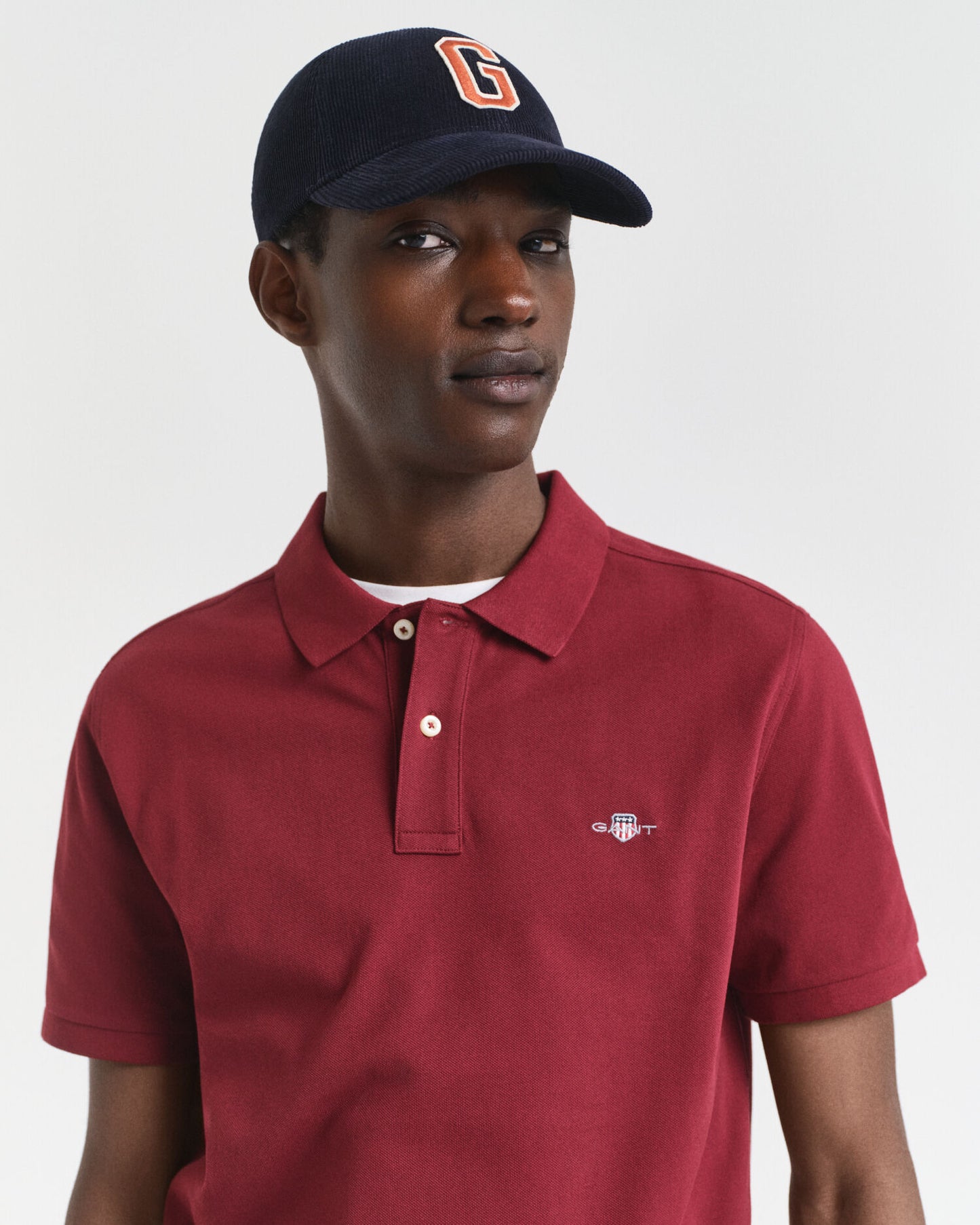 Polo piqué coupe droite Shield