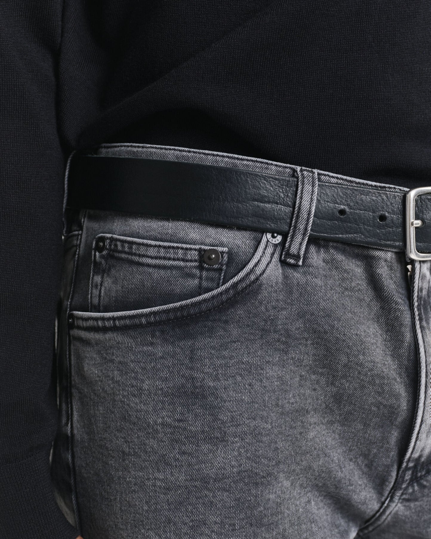 Regular Fit Jeans in Black Wash