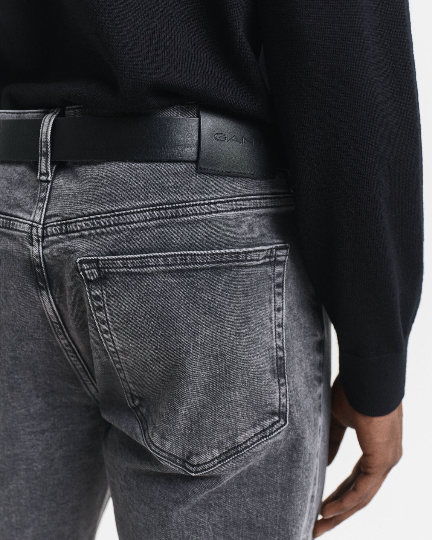 Regular Fit Jeans in Black Wash
