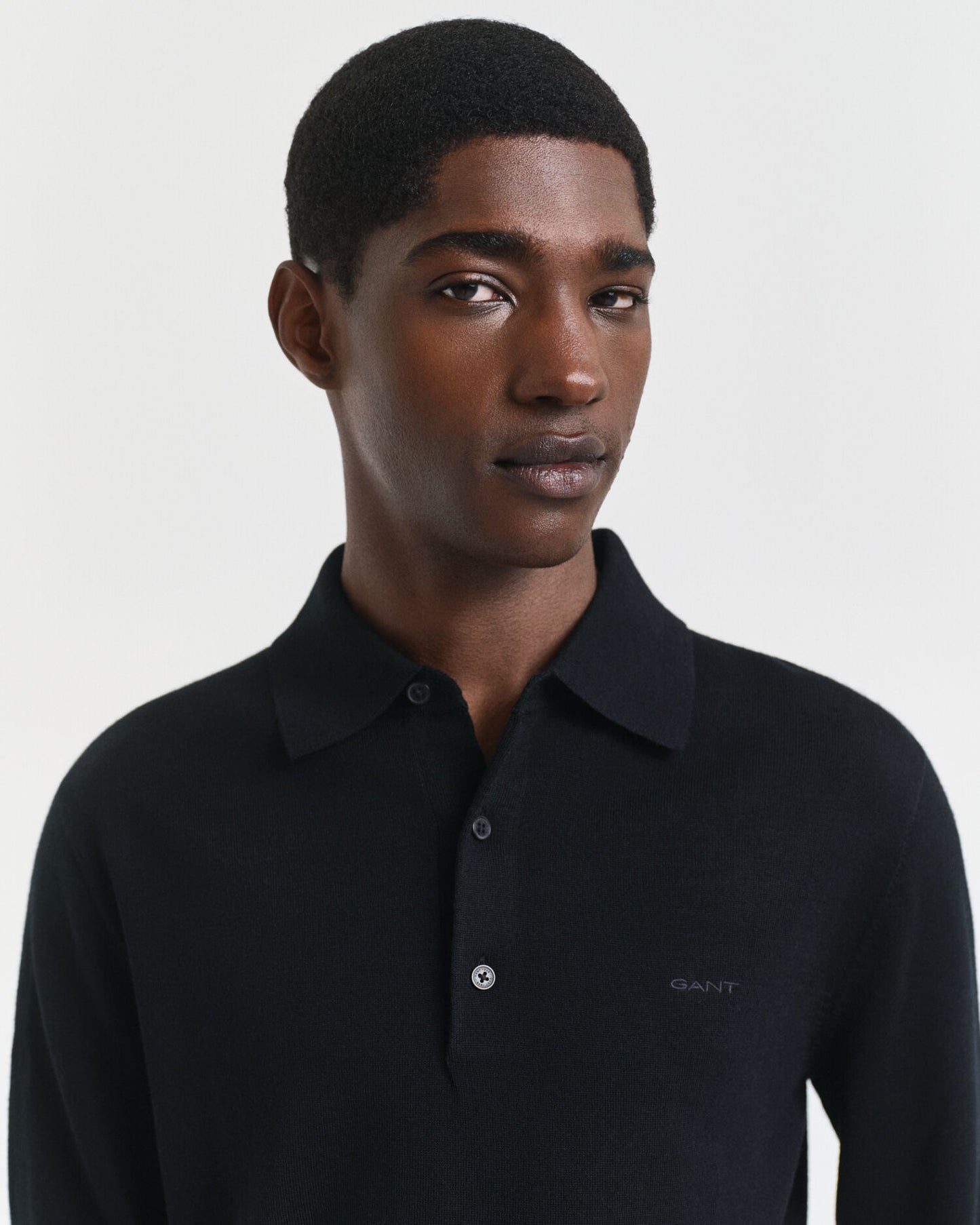 Polo en laine mérinos extra fine