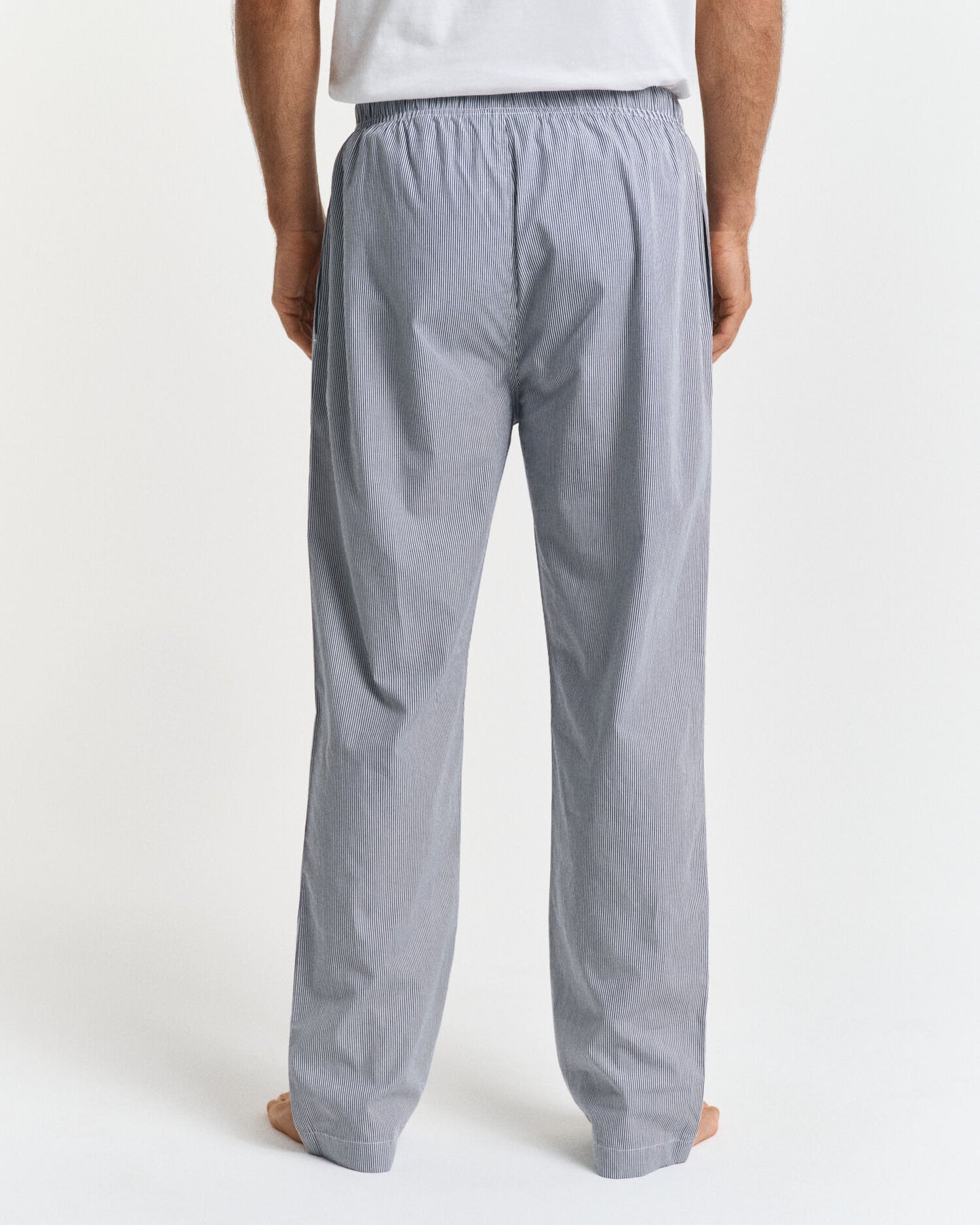 Gestreifte Popeline-Pyjamahose
