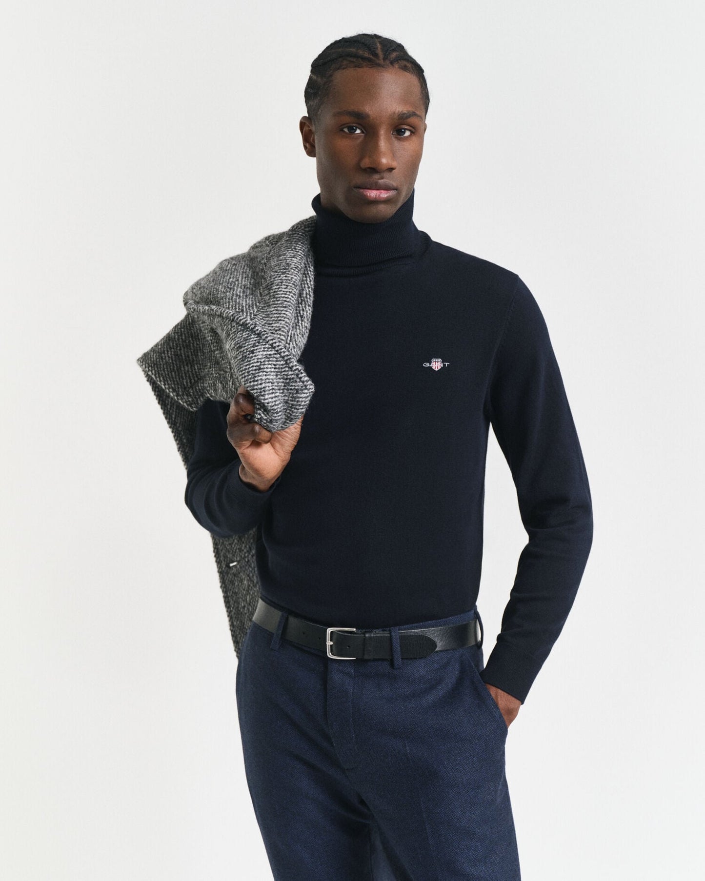 Klassischer Rollkragenpullover aus Baumwolle