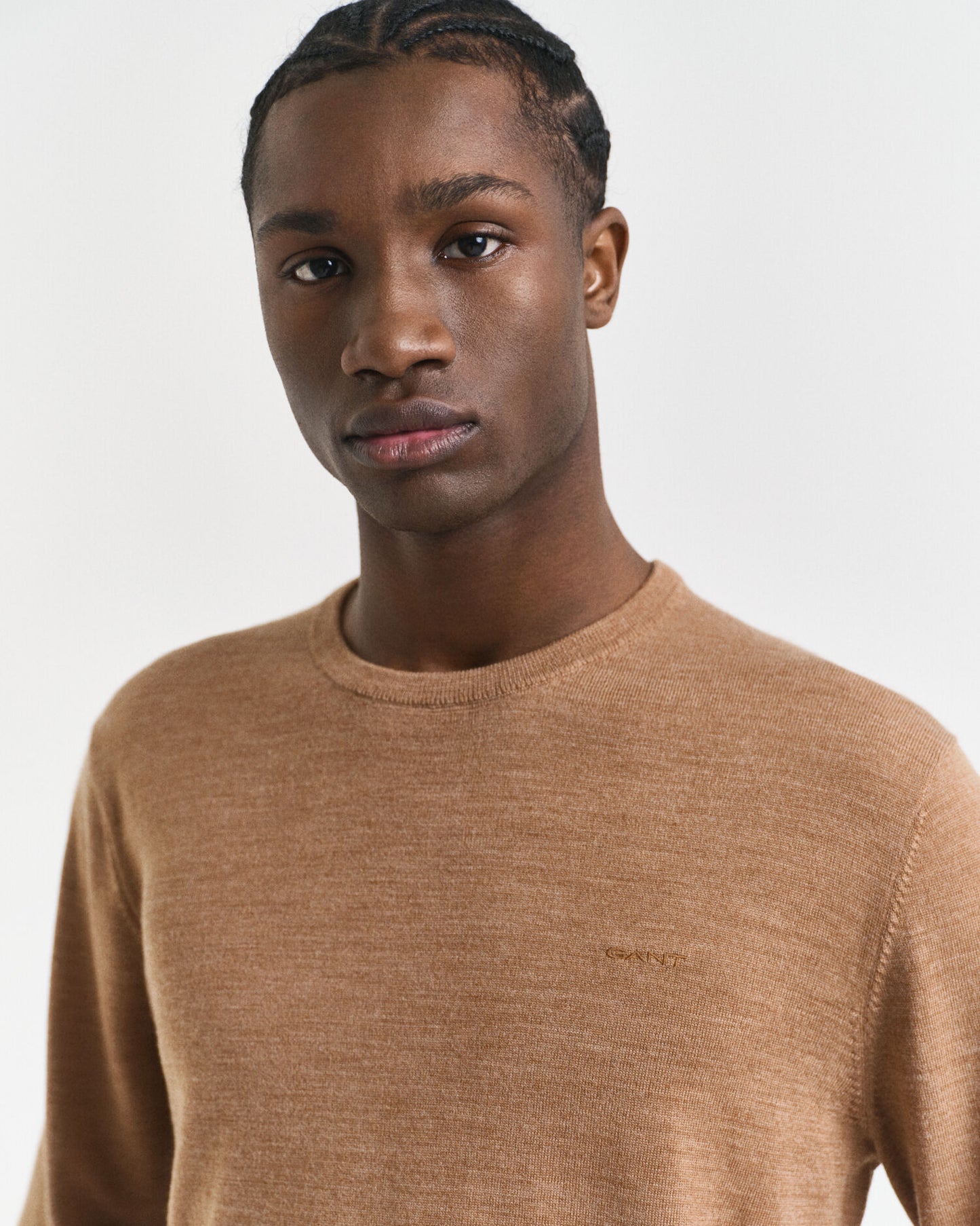 Pullover aus extrafeiner Merinowolle mit Rundhalsausschnitt