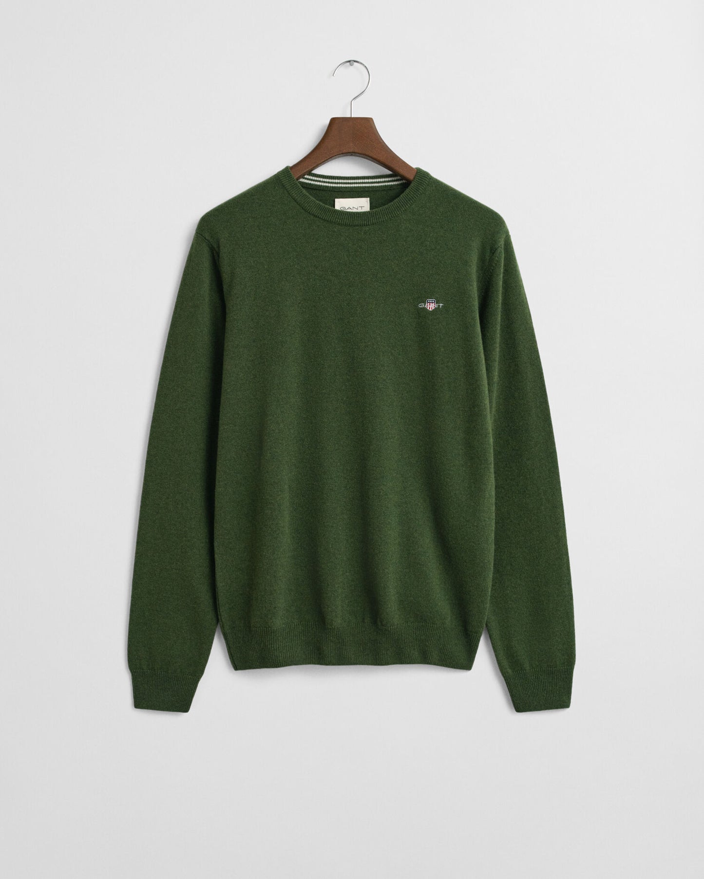 Superfeiner Lambswool-Pullover mit Rundhalsausschnitt