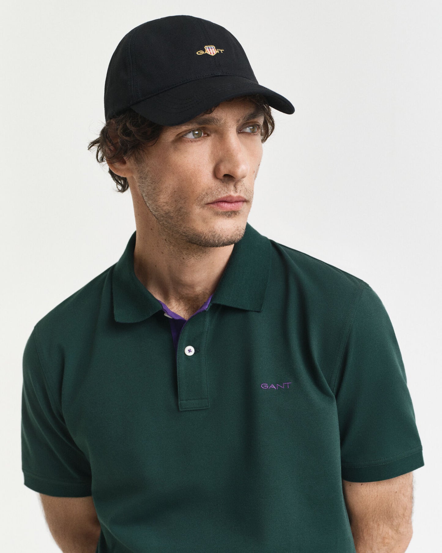 Piqué-Poloshirt mit Kontrastdetails